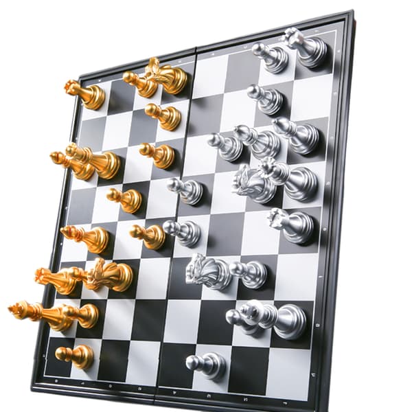 Utsökt Schackspel Medeltida Schackset Med Schackbräde 32 Schackpjäser Magnetiskt Schackset