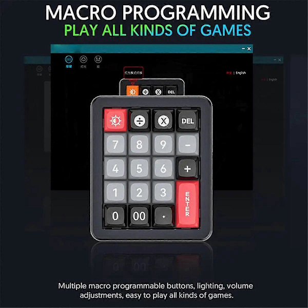 K812 Mekanisk tastatur Kablet Hot Swappable for Win//Game Svart