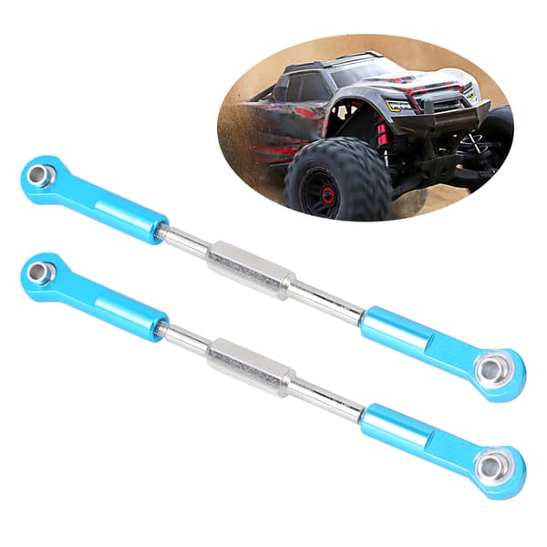 1 par aluminiumslegering metal bindestang RC tilbehør egnet til HSP 94762 / 94763 1/8 RC bil blå