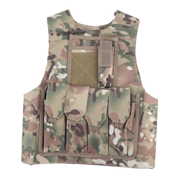 Børne Army Militær Udstyr Kampspil Camouflage Uniform Vest (CP Camouflage)