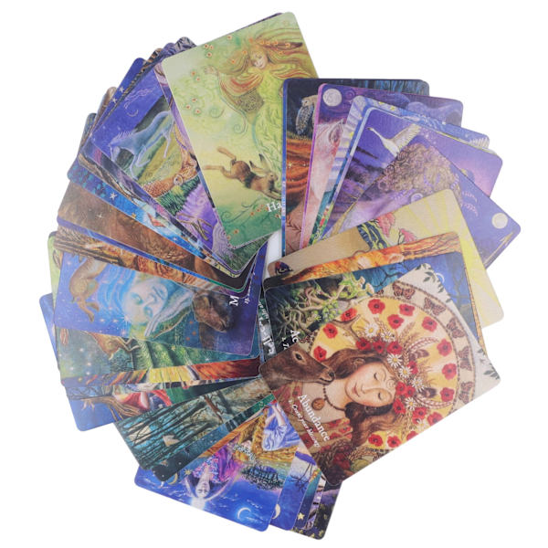 36 stk. Goddess Dream-kort - Forskellige mønstre - Glattere kanter - Bærbart tarotkortsæt til fester og kontor