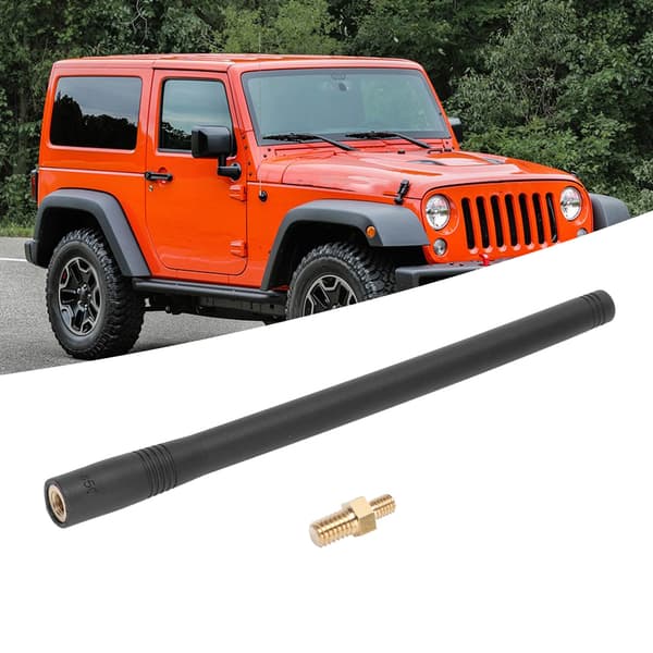 7,5 tommer sort radioantenne modificeret passer til Jeep Wrangler 2007-2017