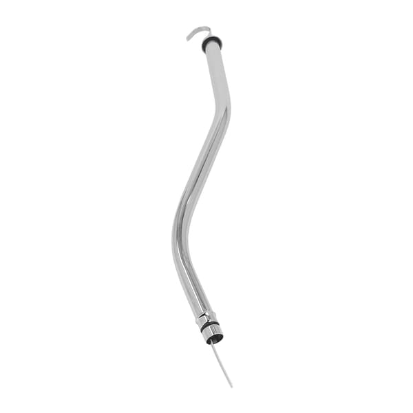 18‑3/4 tommer sølvforkromet motorolietrykmålerør i rustfrit stål erstatning for Ford C‑6 transmissioner