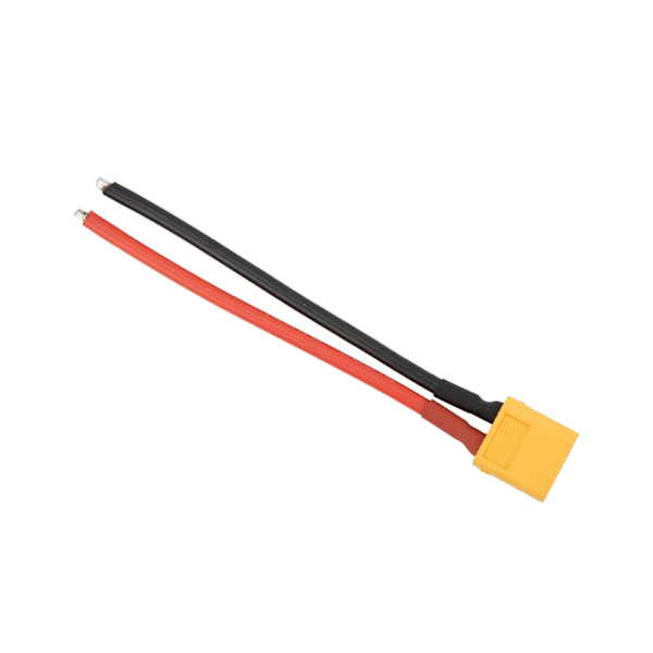 112mm XT60 Han-stik, XT60 Batteri Han-stik med 14 AWG Silikoneledning