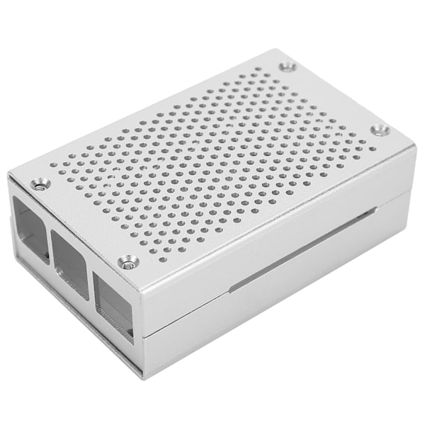 Køleskal af aluminiumslegering med ventilator til Raspberry Pi 4 Model B