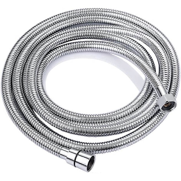 3m Dusjslange i Rustfritt Stål Anti-Twist, Dusjslange Standard G 1/2 Universell Tilkobling, Baderomstilbehør Tilpassbart til Alle Dusjhoder
