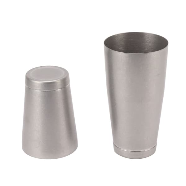 304 rustfritt stål cocktailshaker 2-delt bartenderblander Barvinkoppshaker Antikk finish med bunnkopp