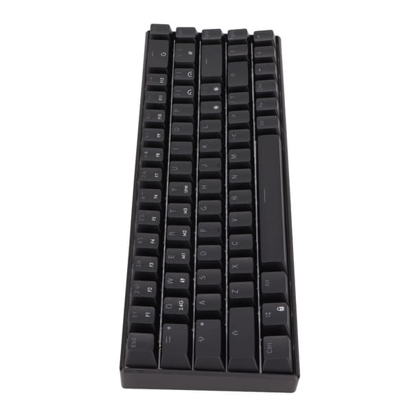 Tastatur 68 Taster Hvidt Lys Tre Tilstande Sort Mekanisk Tastatur til Windows til HarmonyOS til Android til IOS Blå Kontakt