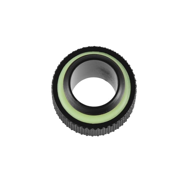2 stk G1/4 gjengekobling adapter for datamaskin vannkjølesystem svart lang