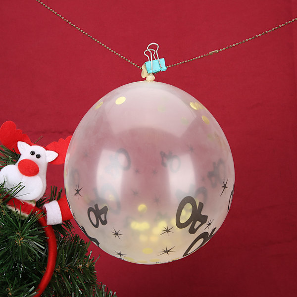 10 st latex transparenta ballonger med nummer 40 mönster för födelsedagsfest bröllopsdag dekor silverpaljetter