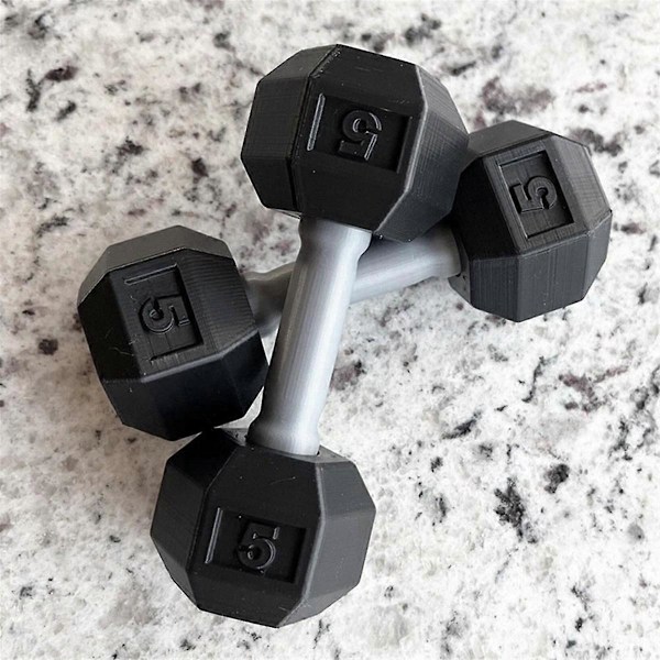 2 stk. Moderne Børne Vægt Sæt Legetøj Dumbbells til Småbørn Som Vist