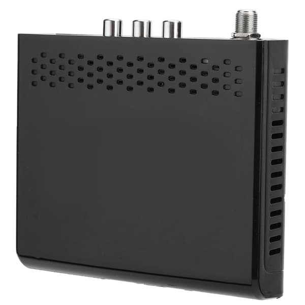 Högkvalitativ Set Top Box STB Utrustning Tillbehörsstöd för DVBs S2/S2X 100240V (svart US)
