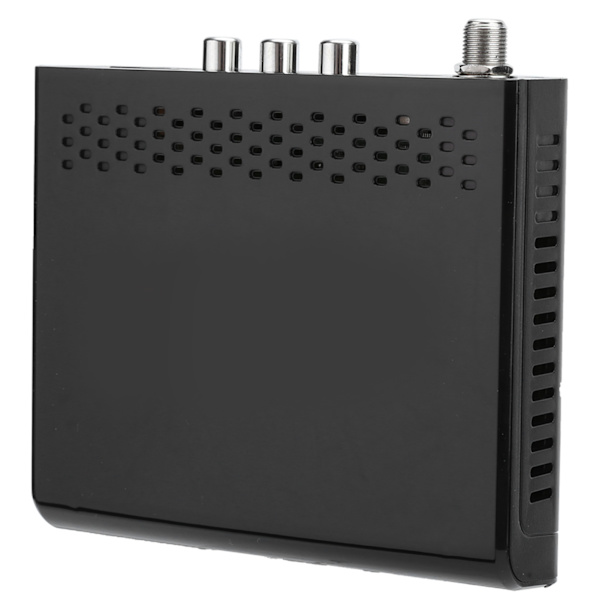 Højkvalitets Set Top Box STB udstyrstilbehør understøtter til DVBs S2/S2X 100240V (sort US)
