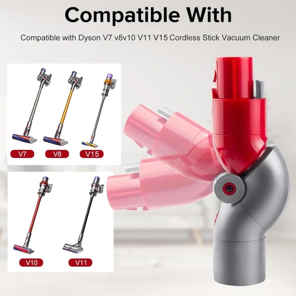 Quick Release Low Furniture Adapter 970790-01 for Dyson V7 V8 V10 V11 V15 støvsuger
