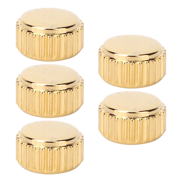 5 st ståkronor för klockreparation, reservdelar, tillbehör, set, guld, 5,5 mm / 0,22 tum