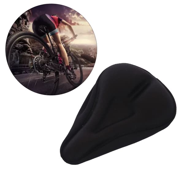 Sadelskydd för cykel Ergonomisk design Halksäker Snabb värmeavledning Silikon svamp Sadeldyna 200g