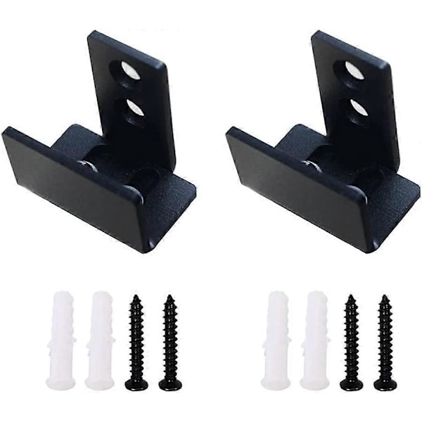 Indvendig Skydedør 2 Stk. Skydedørsguide Bund Vægmonteret Hardware Gulvguide Dobbelt Skydedørs Skinne Rulle Skydedørs Gulvguide