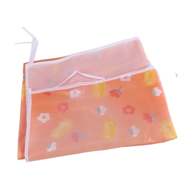 Förtjockat 3D-dammskydd Hushåll PEVA Transparent Vattentätt Kläddammskydd Dammtätt Klädskydd Blomma