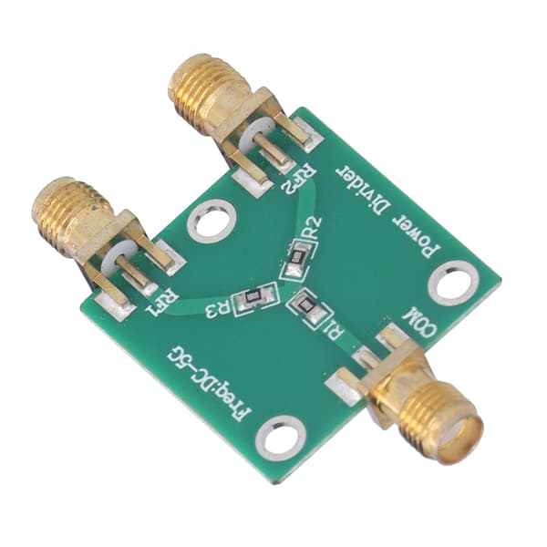 Motståndsströmdelarmodul RF 2-vägs splitterkortdistributör DC-5GHz 6dB 0,5W