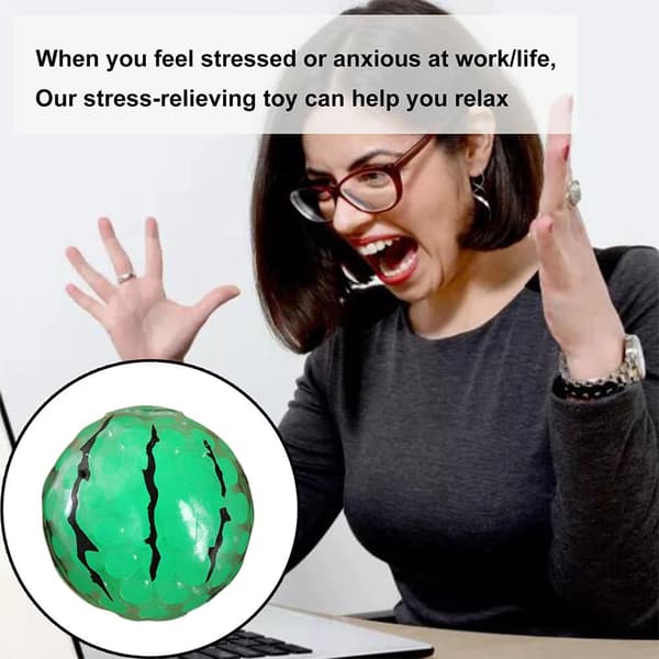 Mini Fruktformade Stressbollar Leksak Klämbollar Leksak Sensorisk Dekompressionsleksak