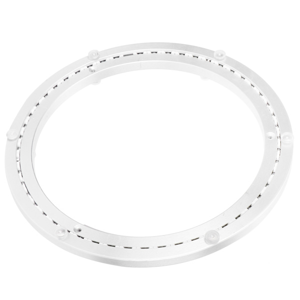 Heavy Duty Aluminium Alloy Rotating Bearing Turntable Round Smooth Mute Dining Table Plate12in