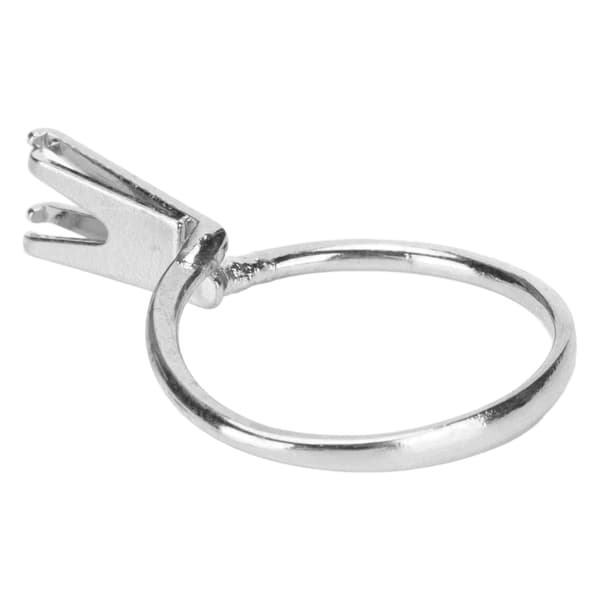 Ring Blank Support 4 Claw Shape Visuelt Stål Ring Fjær Gaffel Verktøy for Gullsmeder Sølv