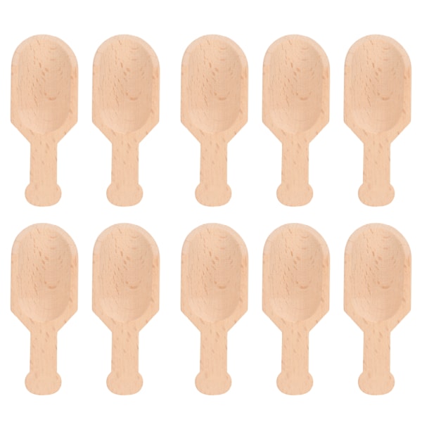 10 stk træbadesaltske polerede overflader Miljøvenlige saltskesebadekar til brusebad Type 2 (2,3x7,6cm/0,9x3,0in)