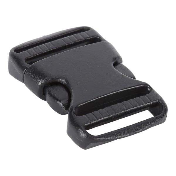 5 stk Quick Release Spænde Plast Dual Justerbar Strap Spænder Udskiftning DIY Craft til rygsæk SortFor 20mm Bredde Rem