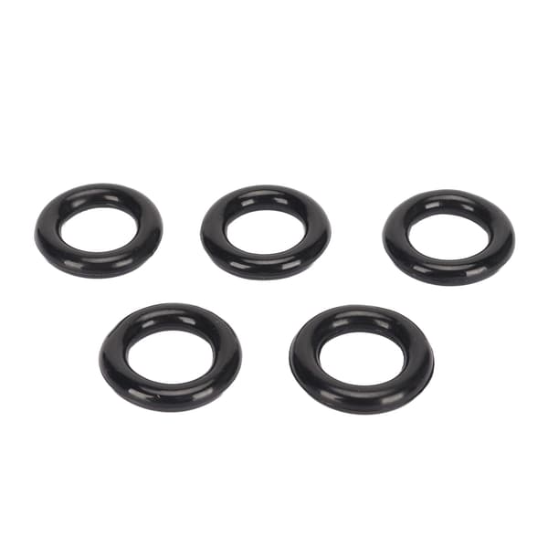 25 st spolkapselgummidäckring flexibel elastisk spolkapselring för ersättning svart