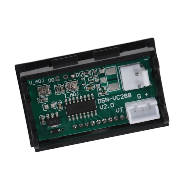 Digital strømvoltmeter LED rød og blå dobbel skjerm digitalt voltmeter ammeter DC0 til 100V 50A