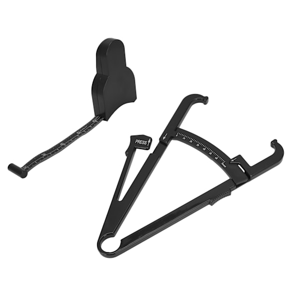 Kehonmittauslaite Musta 150cm/60in Kaliiperi Mittaustarvikkeet Kuntoiluun Laihdutukseen (Senttimetri Rasvapiiri 150cm/60in Vyötärönmitta )
