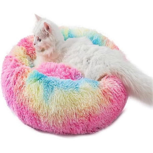Katteseng Hvalpeseng Sofa Donut Rundt Kæledyrs Pude Sofa