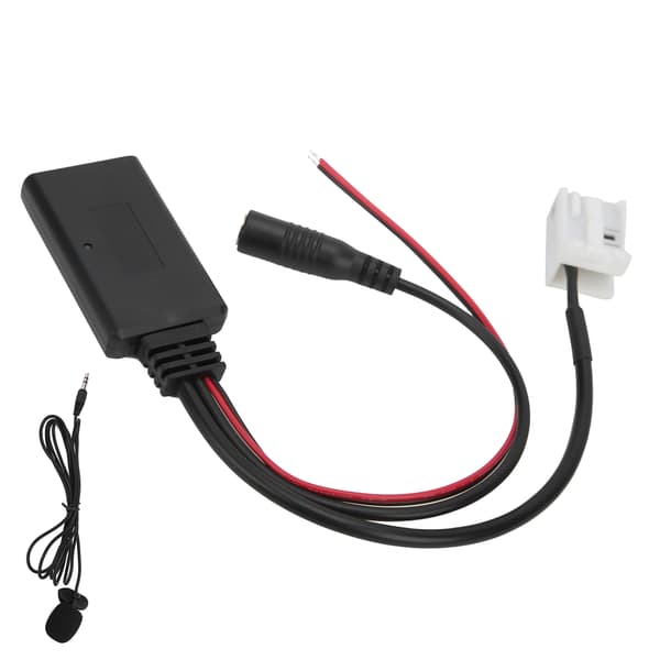12-pins Bluetooth AUX-IN adapter med mikrofon, håndfri samtaler for smarttelefoner, passer til RCD210 RCD300 RCD310