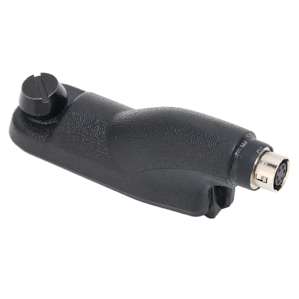 Radiohörselsladdare 6-stiftsanslutning Svart Walkie Talkie Snabbfrigöring Adapter för Motorola APX4000 APX6000 APX7000
