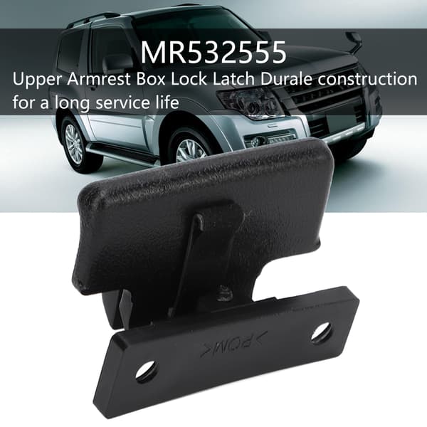 Svart Øvre Armleneboks Lås Deksel Bryter Snap - MR532555, ABS Plast, Stabil Ytelse, Erstatning for Mitsubishi Montero