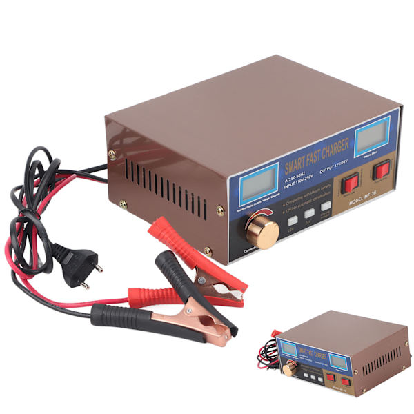 Litiumbatteriladdare 400W Bil 12V 24V Smart Puls Reparationstyp Strömförsörjning MF‑3S AC250VEU Kontakt