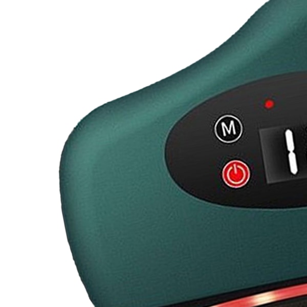 Sähköinen Gua Sha Massager 12 Vibration Lämmitysvaihteet Vakiolämpötilainen ihoa raapiva hierontakone Vihreä