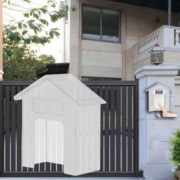 Vedenpitävä ulko-ovenkellosuoja kodin suojaamiseen