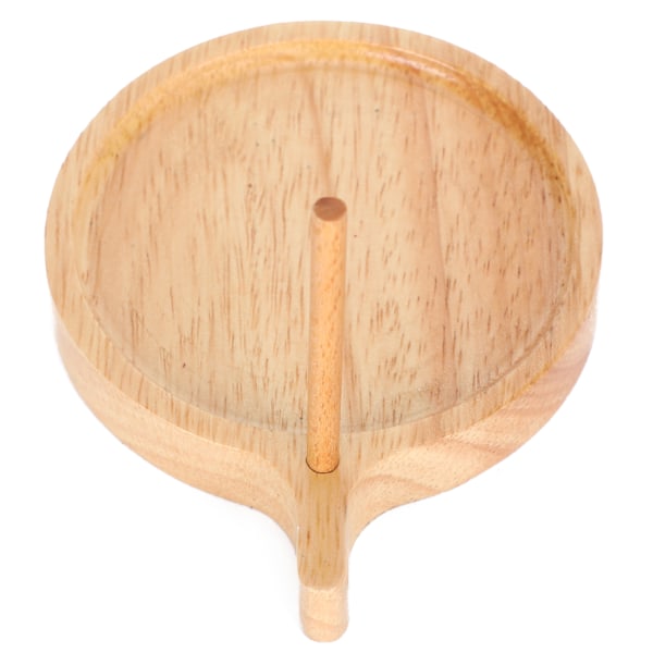 Rund perleplate i tre for smykkefremstilling DIY veving solid wood loom kit