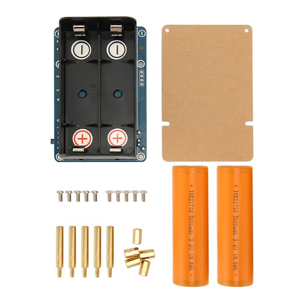 Strömförsörjning UPS-modul 5V utgång Micro USB 21700/5000mAh I2C kontrollgränssnitt UPS-modul för RasPi moderkort