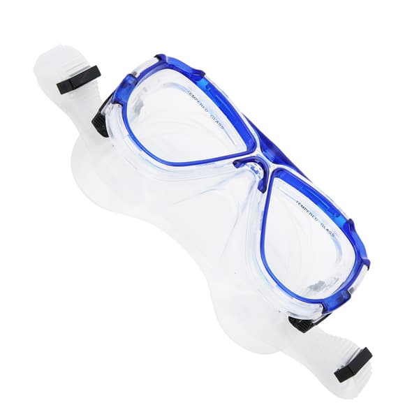 M3266 Silikon Dykmask med Härdat Glas Lins Undervattens Anti-Imma Simglasögon
