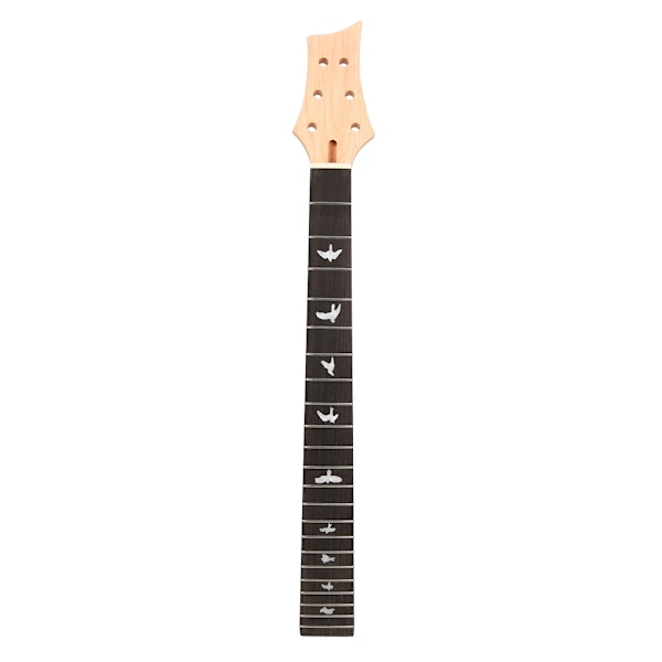 Gitarrhals 22 bandstavar massivt trä svartträ greppbräda för elektrisk gitarr musikinstrument tillbehör GS55