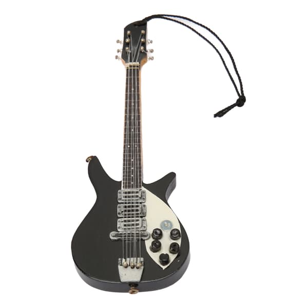 Miniatyr elektrisk gitar modell Naturtro delikat tre gitarpynt til julebursdagsfest Type 12