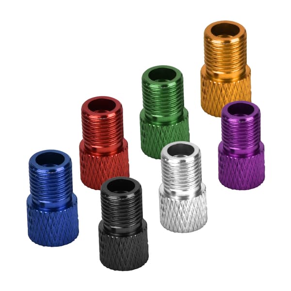 7 stk. Cykelpumpe Presta Ventil til Schrader Ventiler Adapter til Racercykel Fixed Gear
