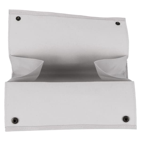 PU-skinn Originalitet Tissue Box Skrivebord Tissue Organizer for soverom stue Grå