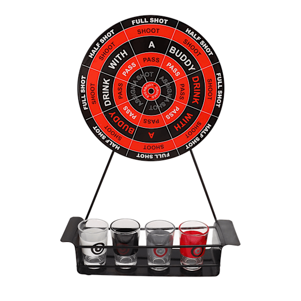 Mini Dart Set för Dryckesspel - Magnetiskt Dart Spel med Glas