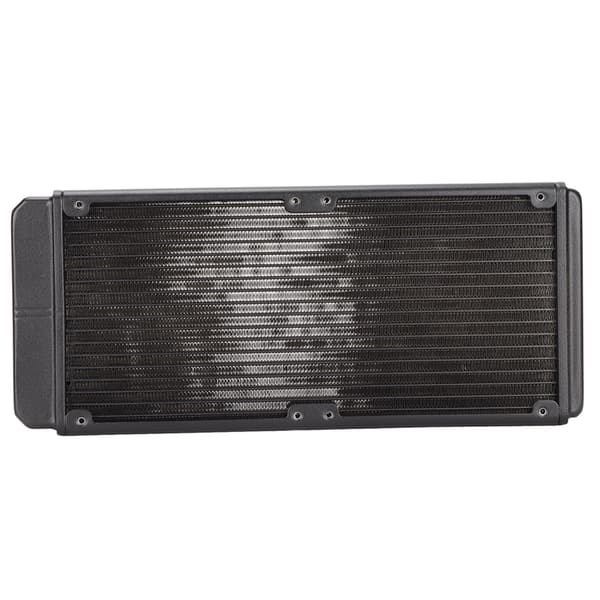 Vandkølingsradiator 18 rør 1 bar tryktest CPU vandkøler med G1/4 gevindgrænseflade til 12 cm blæsermontering