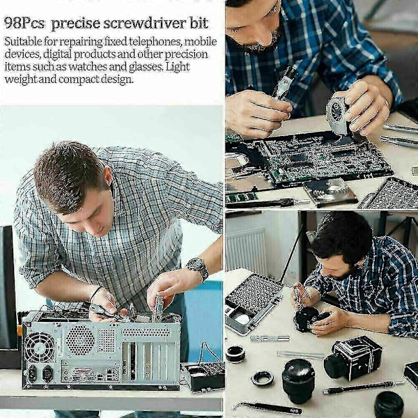 122 in 1 magneettinen tarkkuusruuvimeisselisarja PC-puhelimen elektroniikan korjaustyökalusarja - 5 B2 ZD V