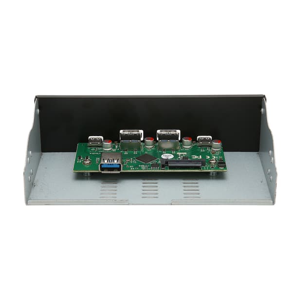 USB-frontpanelhub 10 Gbps 2 USB A 2 USB C USB 3.1 Gen 2 4 porter høy ytelse 5,25 tommer frontpanelhub for OS X PC