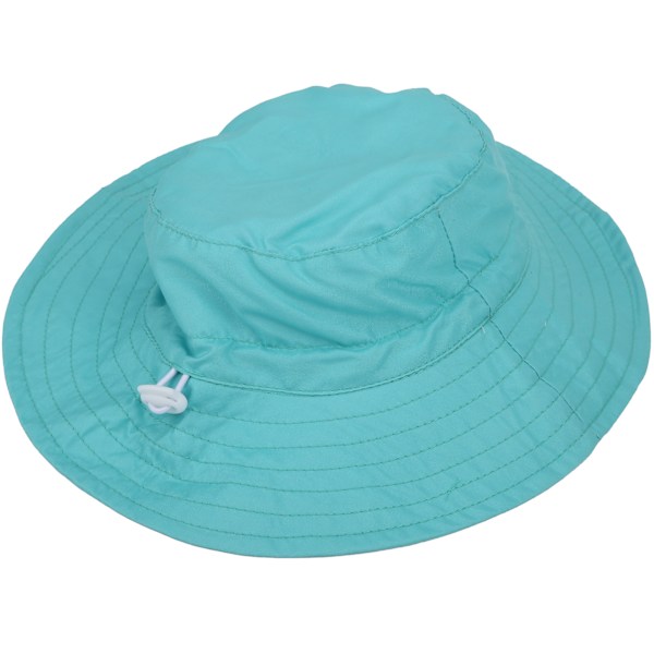 Børne Spand Hat Unisex Baby Boy Girl Udendørs Justerbar Strand Cap Spand Hat Blå Grøn S